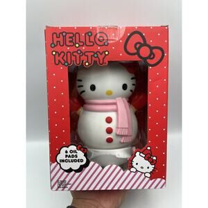 Hello Kitty Holiday LED Aroma Fan Hello Kitty lighted Snowman NEW HTF